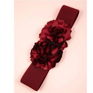 Flower decor belt